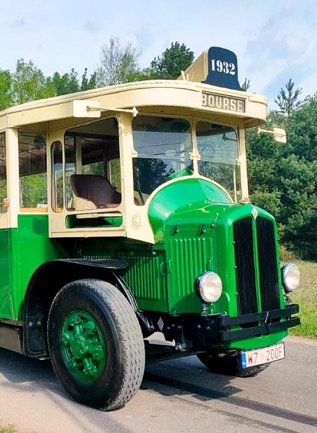 Warszawa z pokładu autobusu Renault z 1932 – PARIS LINE
